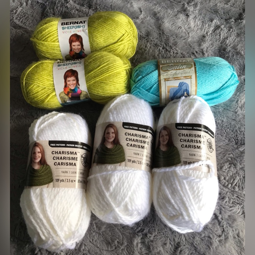 Colorful Yarn Bundle - 6 skeins